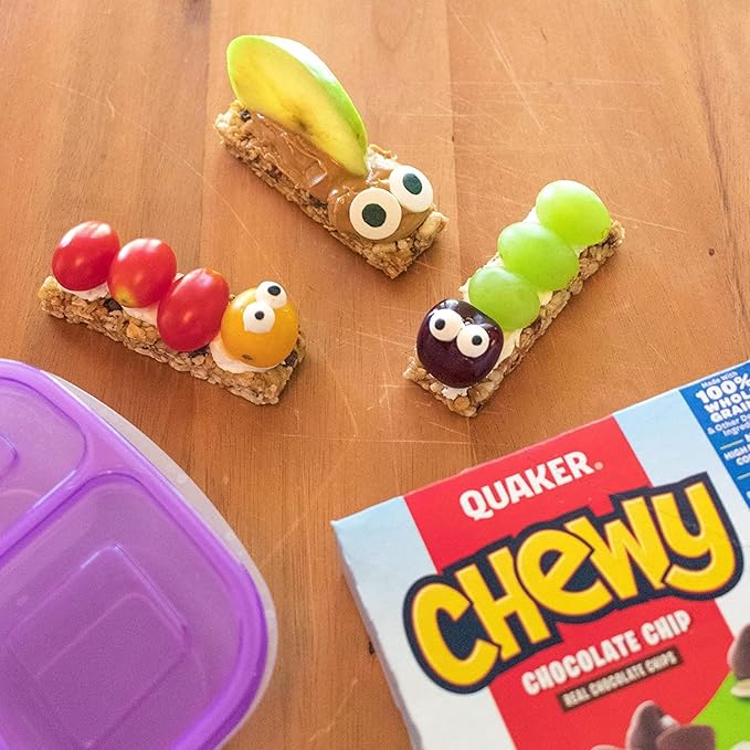Frito-Lay Lunch Box Mix Chips Cookies and Quaker Chewy Bars Variety Pack (Pack of 40)