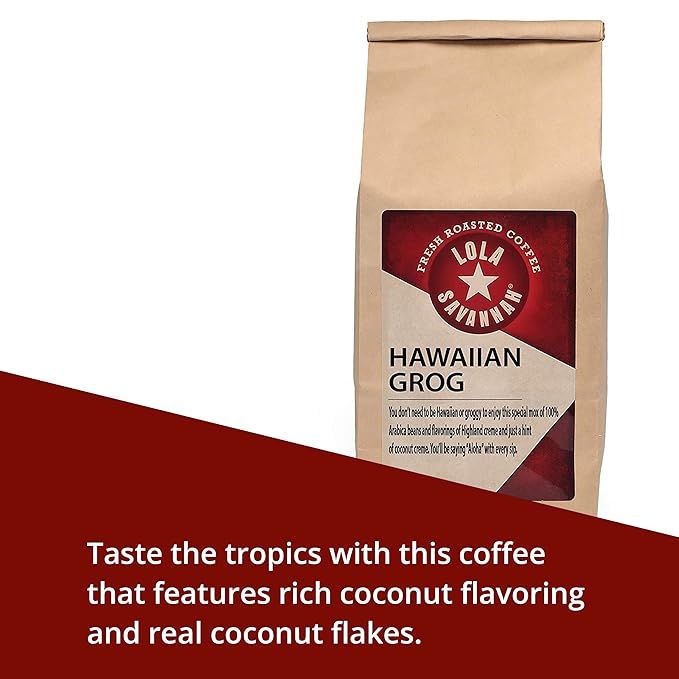 Lola Savannah Hawaiian Grog Ground Caffeinated Coffee 2lb