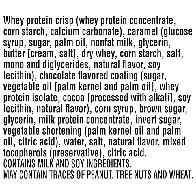 Gatorade Whey Protein Recover Bars Chocolate Caramel 2.8 ounce bars (12 Count)