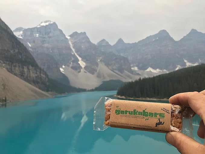 Garuka Bars Energy Bar - Handmade with Raw Honey - 100% Recyclable Packaging - 20 Pack