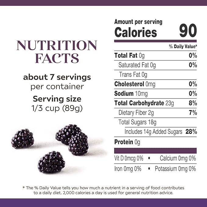 Duncan Hines Wilderness Premium Pie Filling &amp Topping Blackberry 21 Ounce (Pack of 12)