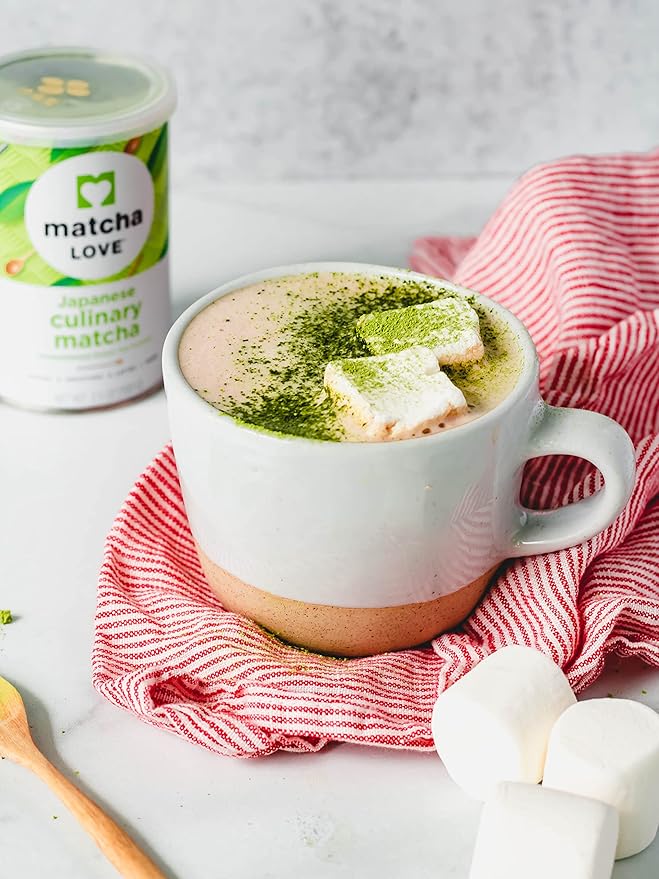 Matcha Love Culinary Matcha 3.5 Ounce Finely Milled Green Tea Leaves Japanese Style Matcha Powder