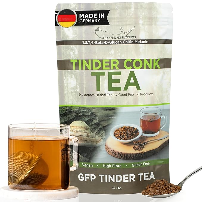 Tinder Conk Tea - Tinder Tea - Loose Leaf Tea - Herbal Tea - Mushroom Tea - Digestive Drink - Belly Comfort Tea - Immune Support Tea