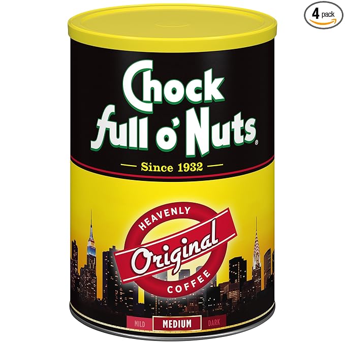 Chock Full O' Nuts Coffee Regular Amg Can 11.3 Ounce (Pack of 4)