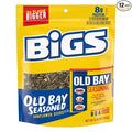 BIGS Sunflower Seeds Old Bay Seasoned Flavor Easter Basket Stuffer for Sports Fans 5.35 oz. (Pack of 12)
