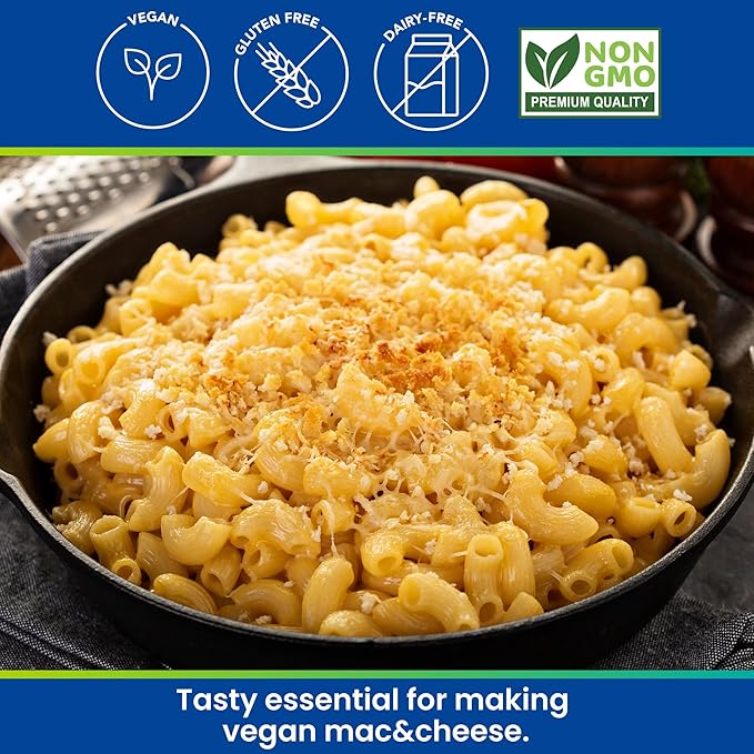 Kevala Nutritional Yeast - Premium Non Fortified Powder for Vegan Cooking Product of USA Seasoning with a Cheesy Flavor Dry Yeast With No Added Salt for Everyday Vegan Food Nutrition 1.5 lb