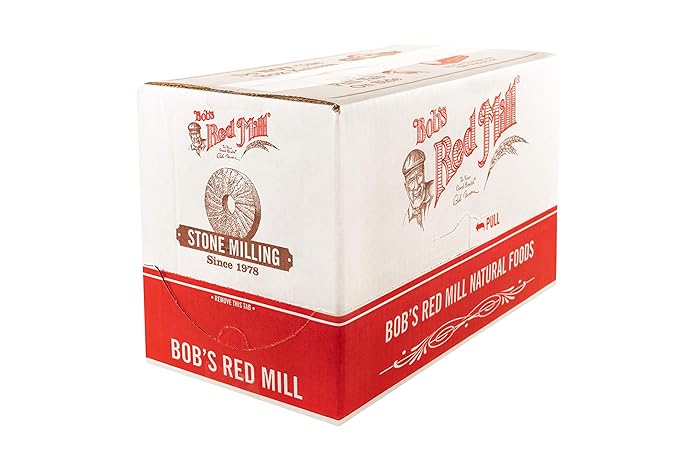 Bob's Red Mill Gluten Free Organic Extra Thick Rolled Oats 32oz (Pack of 4) - Non GMO Whole Grain Vegan Kosher
