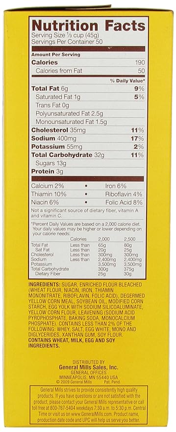 GeneralMills LR/D GOLD MEDAL CORN MUFFIN MIX 6 CASE 5 POUND 5-pounds