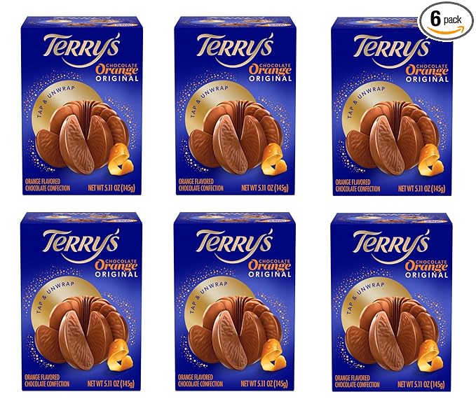 Terry's Milk Chocolate Oranges - Orange of Delicious Tasting Chocolate - Stocking Stuffer and Party Favors - Great for Sharing with Friends and Family