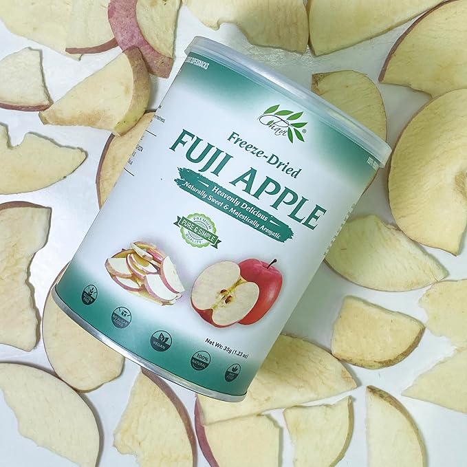 CHAVI Freeze-Dried Apple | Healthy Superfood | No Added Sugars or Preservatives | Non-GMO Vegan Gluten-Free | Long Shelf Life | 35 gram | 1.23 oz