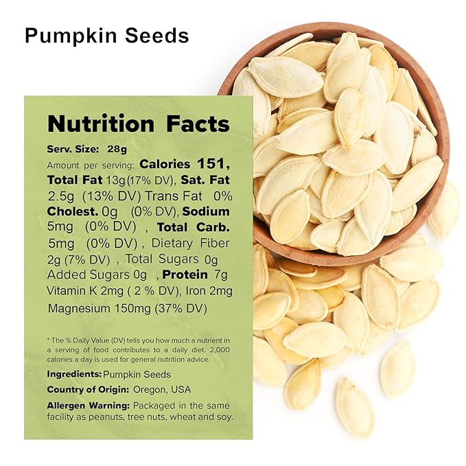 NUTS U.S. - Pumpkin Seeds | Raw and Unsalted | Keto and Paleo Friendly | Vegan and Healthy Snacks in Resealable Bags (4 LBS)