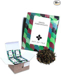 Art of Tea | Organic Green Pomegranate Tea| 50 Pyramid Tea Bag Sachets