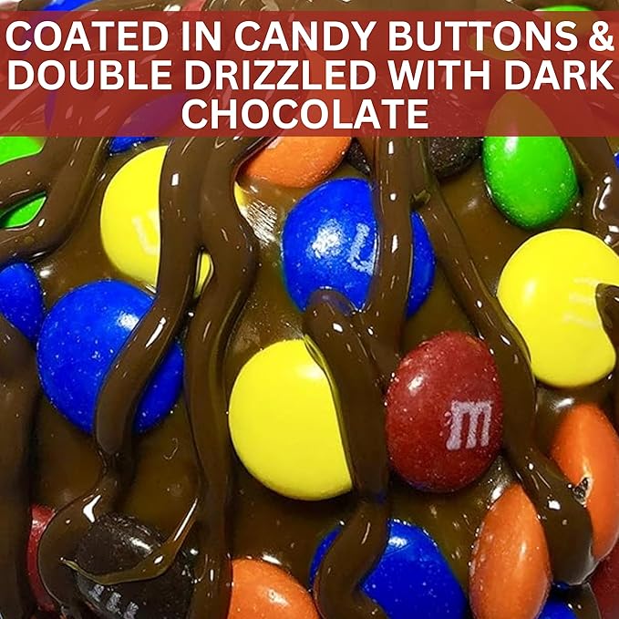 TV's Deli &amp Diner Gourmet Jumbo Caramel Apple | Caramel Candy Buttons &amp Dark Chocolate | Handmade &amp Freshly Prepared (Candy Buttons &amp Dark Chocolate)