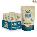 It’s Skinny Angel Hair Pasta – Low Carb Pasta Gluten Free Keto &amp Vegan-Friendly Shirataki Konjac Sugar-Free High in Fiber Only 4.5 Calories Per Serving Ready in 2 Minutes (6 Packs)