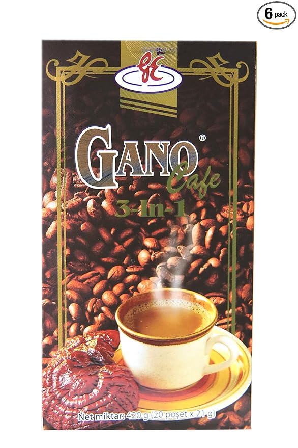 GANO EXCEL INTERNATIONAL 6 boxes GanoCafe 3 in 1 Ganoderma Coffee by Gano Excel