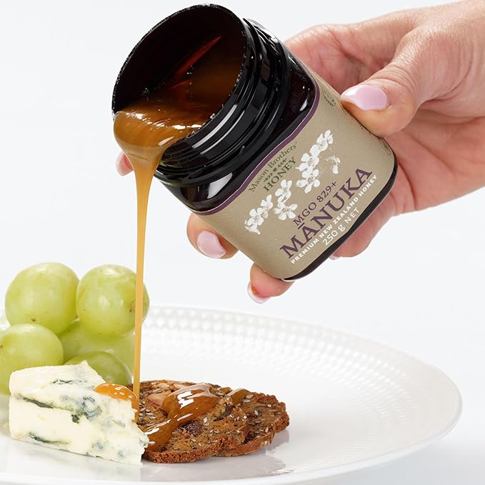 Mason Brothers’ Raw Manuka Honey MGO 829+ | 8.8oz New Zealand Honey MGO Certified