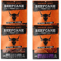 BEEFCAKE Jerky Pork Lover Variety Pack Beef Jerky Signature Beef Peppered &amp Asian-Style Pork Teriyaki Mix 9 Gram of Protein and 100 Calories 2.7 Oz | Pack of 4