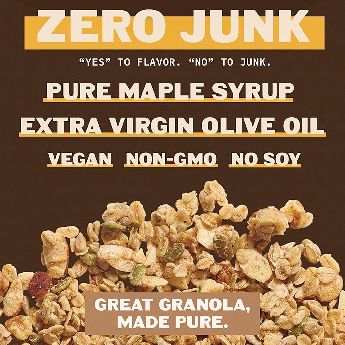 Hudson Henry Chocolate Pecan Granola for Yogurt Snacking &amp Cereal | Dark Chocolate Granola with Pecans &amp Oats | Gluten Free Non-GMO Small Batch Baked | 3 Pack (12 oz Bags)