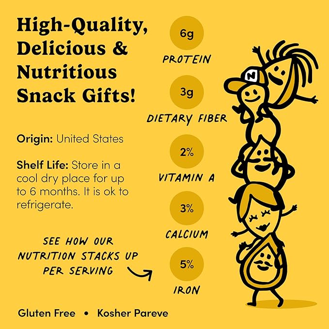 Nuts.com Nuts Assortment Tray – Mixed Nut Sampler Box for Festive Gifts – 2 lb Care Package Includes a Heart Healthy Variety of Cashews Pecans Pistachios &amp More