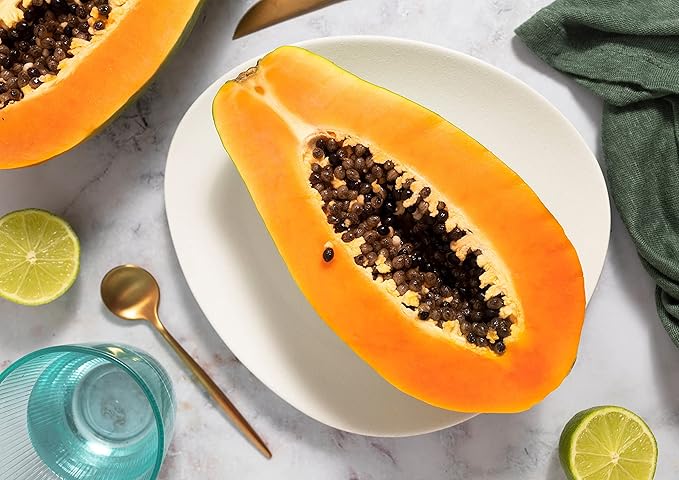 Food to Live Organic Dried Papaya Spears 4 Pounds Kosher Unsulfured Unsweetened Vegan Bulk