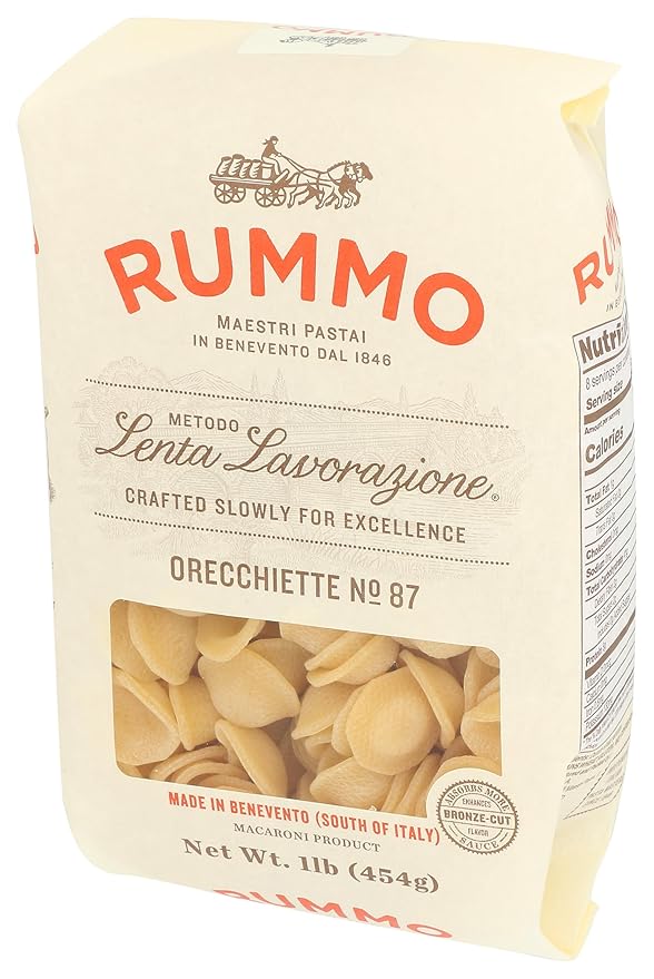 Rummo Orecchiette Pasta No. 87 Kosher Non GMO 1 LB (Pack Of 12)