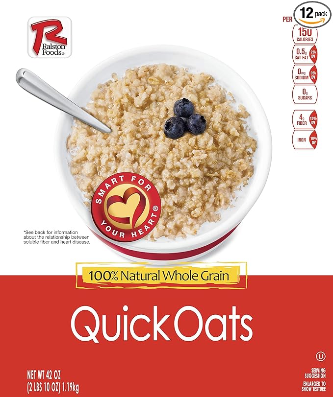 Ralston Foods Quick oats Hot Cereal 42 Ounce -- 12 per case.