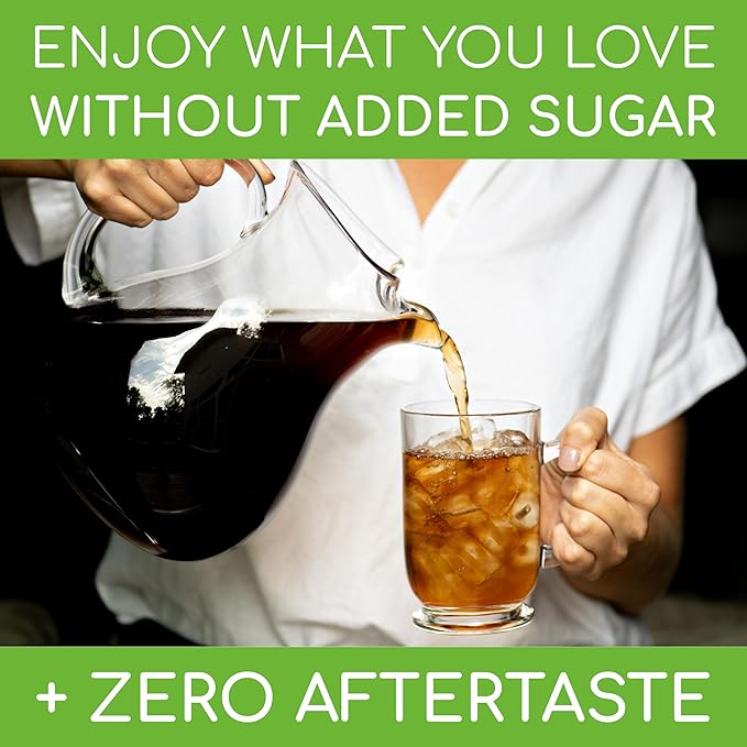 llinea Monk Fruit - 100% Monk Fruit Sweetens Coffee Tea Smoothie &amp More Zero-Calorie Zero-Carbs Gluten-Free Non-GMO No Erythritol Approx. 400 Servings - 2 Fl Ounces per Bottle 2 Pack