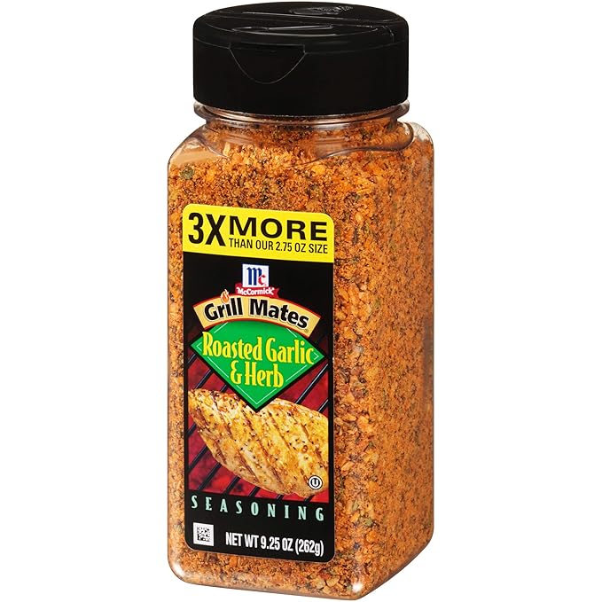 McCormick Grill Mates Smokehouse Maple Seasoning 28 oz &amp Roasted Garlic &amp Herb Seasoning 9.25 Ounce (Pack of 1)