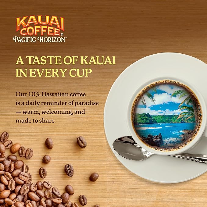 Kauai Coffee Mocha Macadamia Nut Medium Roast - Ground Coffee 24 oz Package