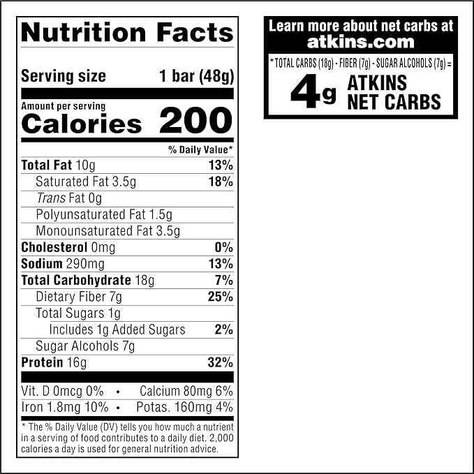 Atkins Chocolate Peanut Butter Pretzel Bar - 5 CT