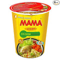 MAMA Noodles Chicken Instant Cup of Noodles with Delicious Thai Flavors Hot And Spicy Noodles with Chicken Soup Base No Trans Fat with Fewer Calories Than Deep Fried Noodles (Chicken Flavor 6 Pack)
