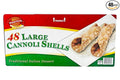 Supremo Italiano Large Cannoli Shells | Kosher | 48 Count