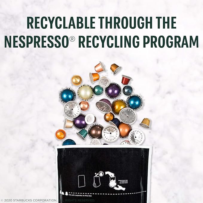 Starbucks by Nespresso Vertuo Blonde Roast Espresso 50-count Espresso Pods Brews 1.35 oz.