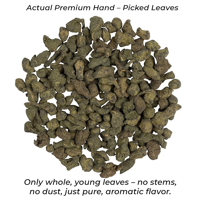 Imperium Ginseng Oolong Loose Leaf Tea (4oz) Hand-Picked Premium Oolong Brews 100 Cups Naturally Energizing Beverage Bold Earthy Flavor Delicate Floral Aroma Refreshing and Focused Experience
