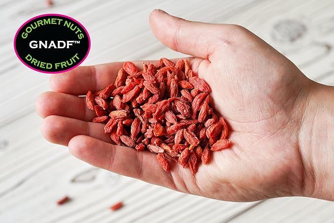 GNADF | Dried Goji Berries | Available in 5 10 25 Lb. Sizes | Gourmet Nuts And Dried Fruit | (25 lbs)
