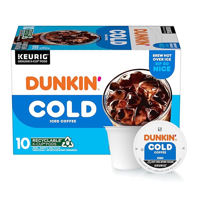 Dunkin' Cold Coffee 60 Keurig K-Cup Pods