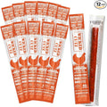 Buffalo Chicken Sticks 12g Protein Per Chicken Stick Tender &amp Juicy Meat Sticks with Real Pepper Jack Cheese USA Made High Protein Carnivore Snacks (12 Pack)