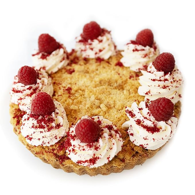 CrumbleCrate Almond Raspberry Tart DIY Baking Kit | Gourmet Dessert Making Set for Adults | Pre-Measured Ingredients &amp Tools | Baking Gift