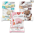 Power Crunch Protein Wafer Bars and Power Crunch KIDS Protein Bars Variety Pack (15 Count) High Protein Snacks with Delicious Taste