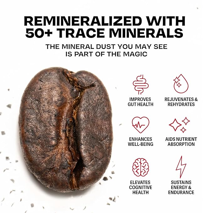 Danger Coffee by Dave Asprey Remineralized Mold Free &amp Lab Tested Compostable Pods | Dark Roast 12 Pods