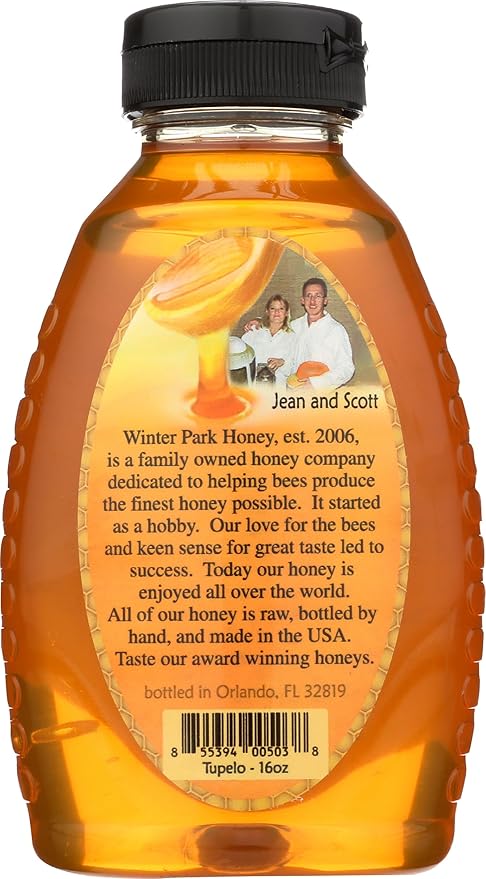 Tupelo Honey | Winter Park Honey (Pure Raw Unblended)