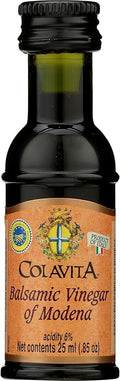 Colavita Mini Sizes - Balsamic Vinegar Pack of 80 (25ml each .85oz) Plastic Bottles