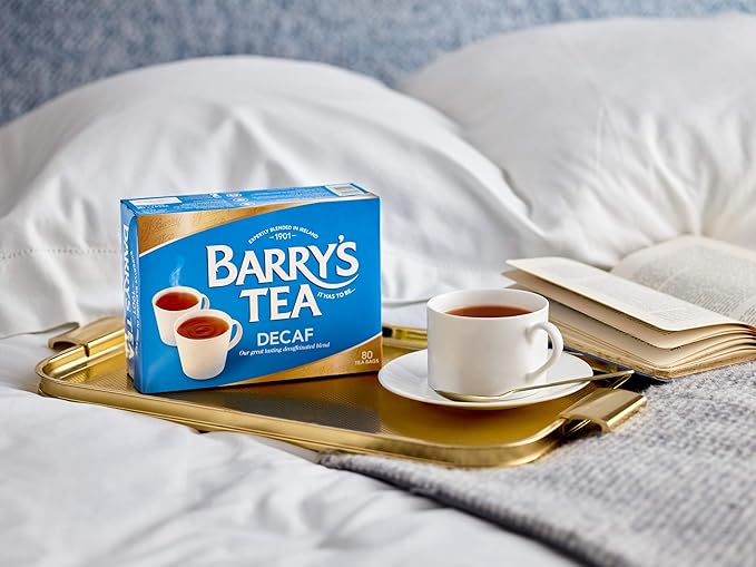 Barry's Tea Decaf Blend 80 Teabags (3 Pack) Fresh from Barry's Tea in Ireland