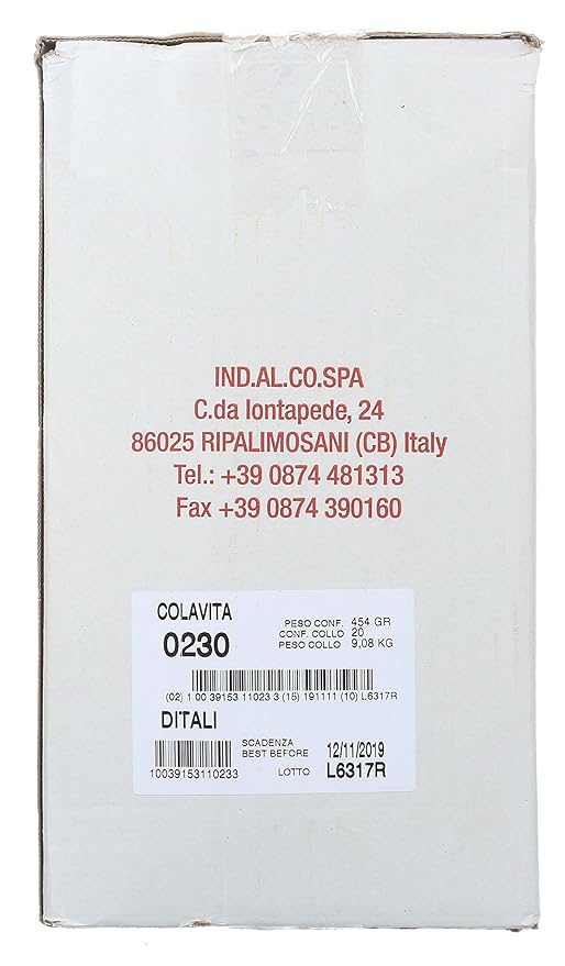Colavita Pasta - Ditali 1 Pound - Pack of 20