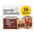 Purely Elizabeth Classic Cinnamon Superfood Oatmeal with Prebiotic Fiber Gluten Free &amp Non-GMO 9.12 Oz (Pack of 6) (6 Pack Dark Chocolate Chunk)