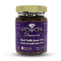 Diamante Italy Black Truffle Sauce with High 15% Black Truffle Content - Authentic Italian Gourmet Black Truffle &amp Mushroom Sauce - Non GMO Vegan &amp Made in Italy - 90g