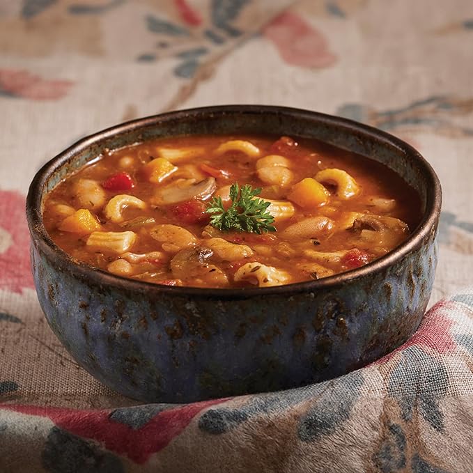 Amy's Organic Classic Italian Pasta Fagioli Soup Dairy Free Non GMO 13.65 Ounces (Pack Of 12)