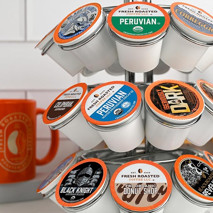 Fresh Roasted Coffee Explorer Variety Pack K-Cup Compatible 96 Pods
