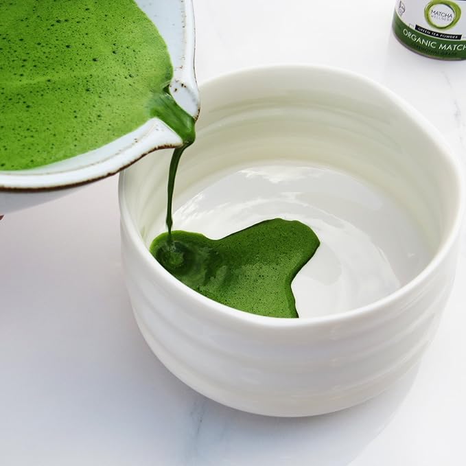 Matcha Wellness Ceremonial Grade Matcha Powder – Organic First Harvest Japanese Green Tea from Kyoto – 1.4oz – No Sugar No Additives No Gluten