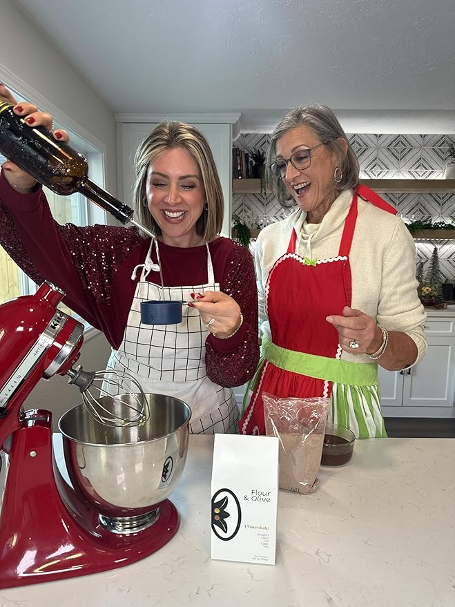 Flour &amp Olive Award-Winning Tasting Duo (2-Pack) | Gourmet Cake Mix Gift Set | Under $30